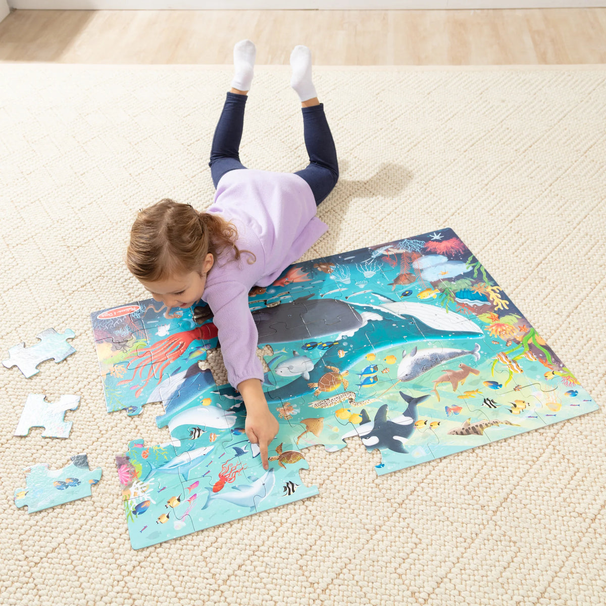 Underwater Floor Puzzle - 48 Pieces
