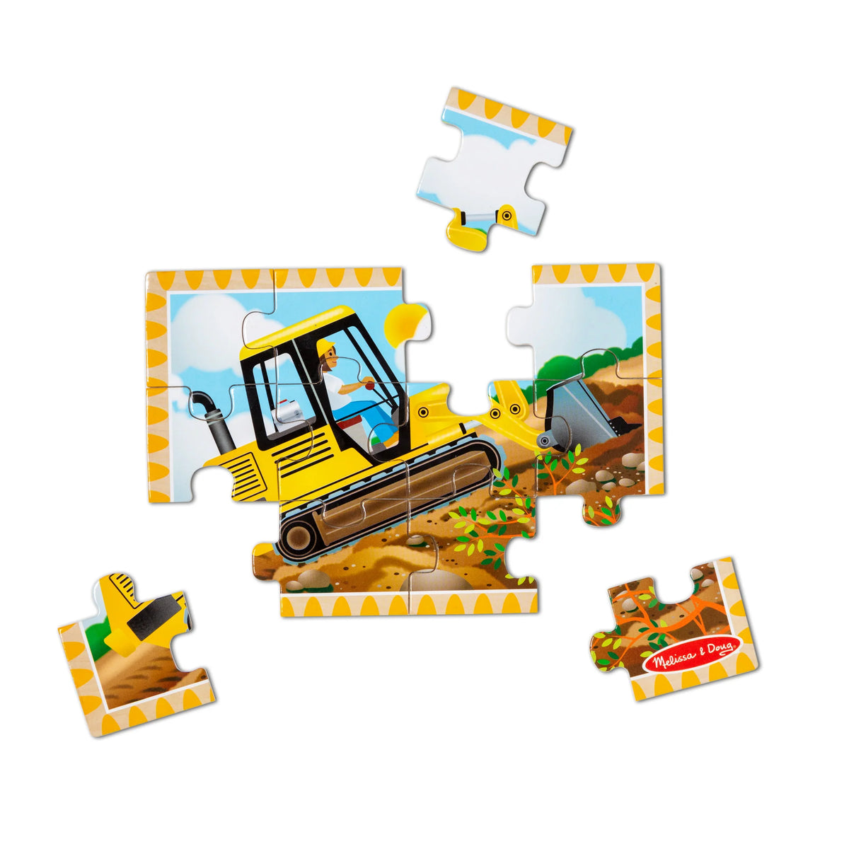 Wooden Jigsaw Puzzles in a Box - Construction