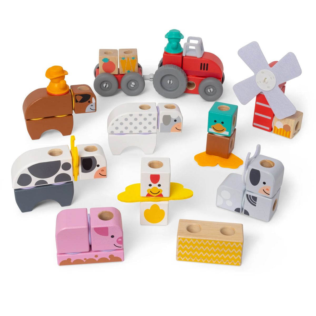 Blockables™ Play Sets Farm and Farm Friends 2-Pack Bundle