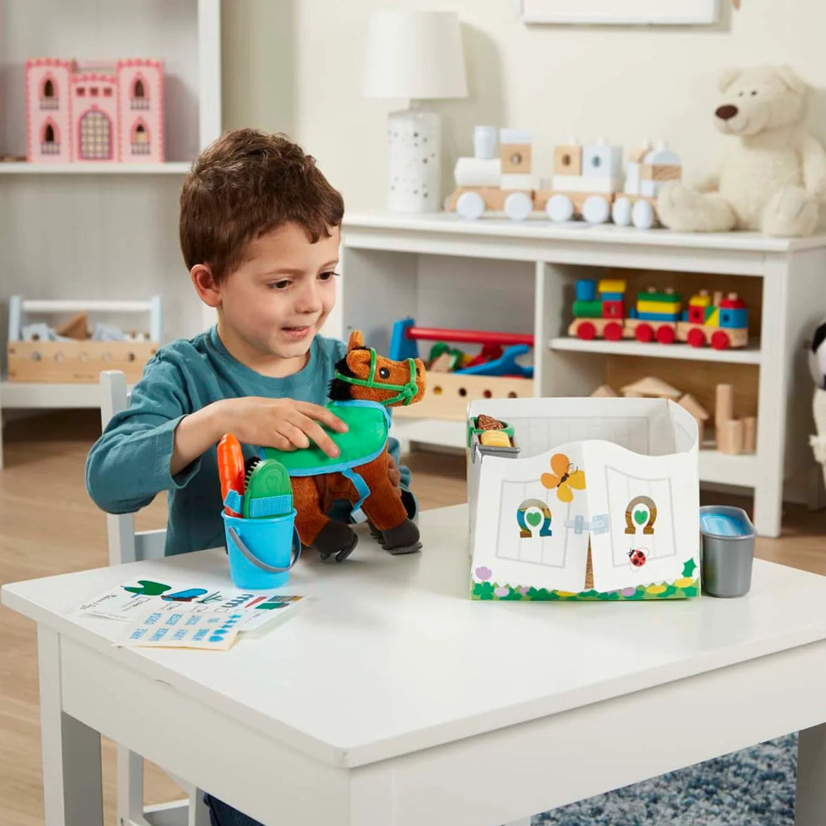 Feed & Groom Horse Care Play Set