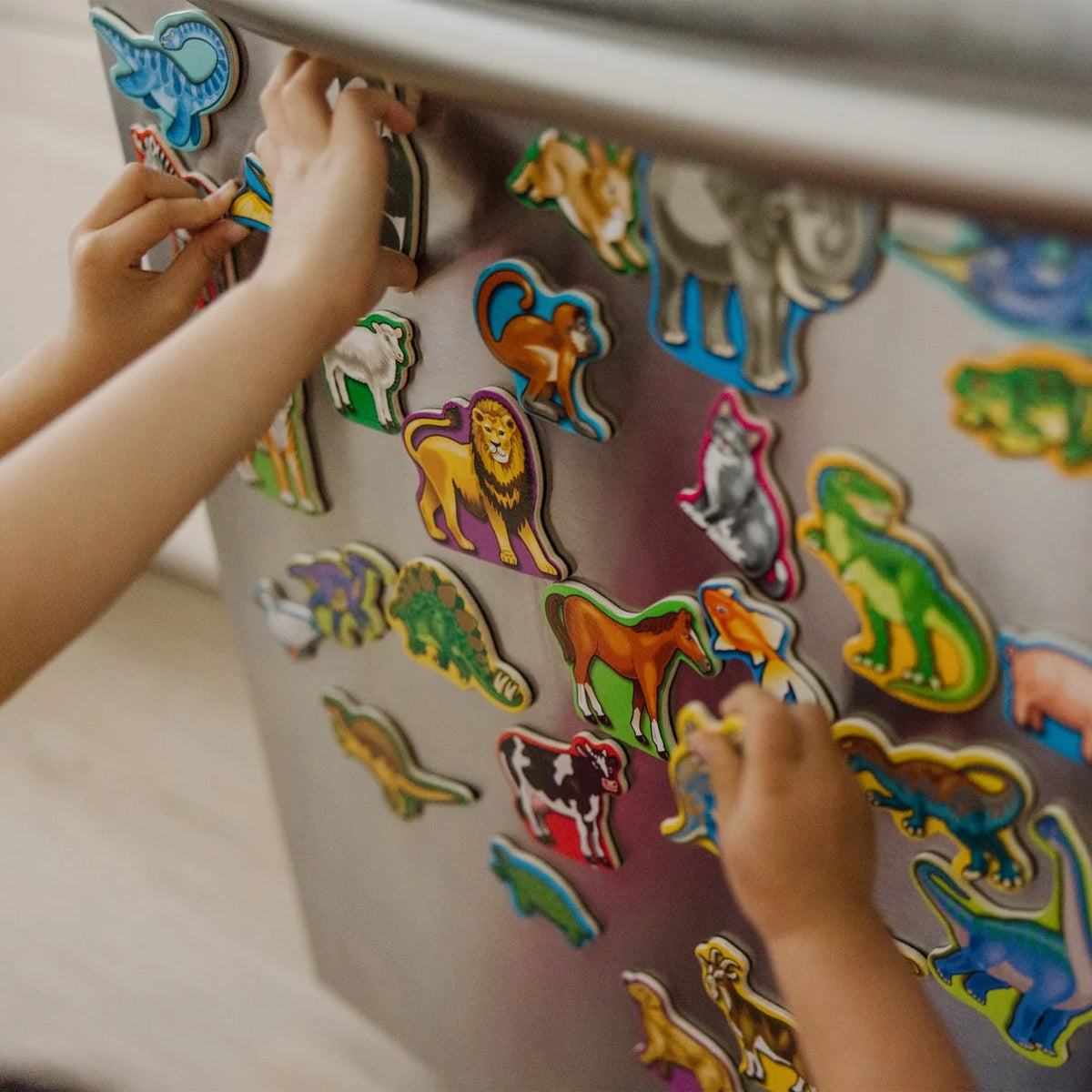 Wooden Magnets Bundle - Animals and Dinosaurs