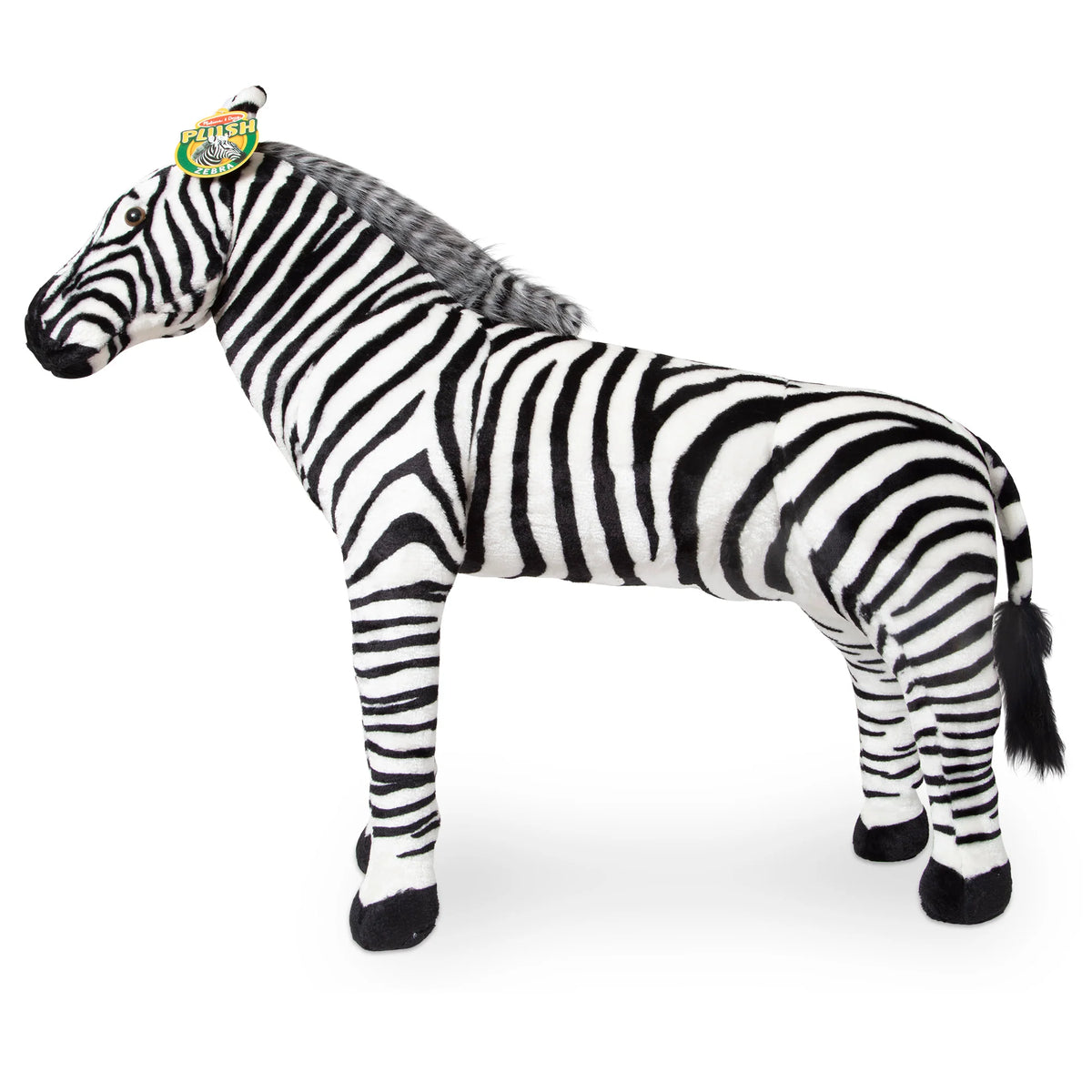 Zebra Lifelike Plush Stuffed Animal