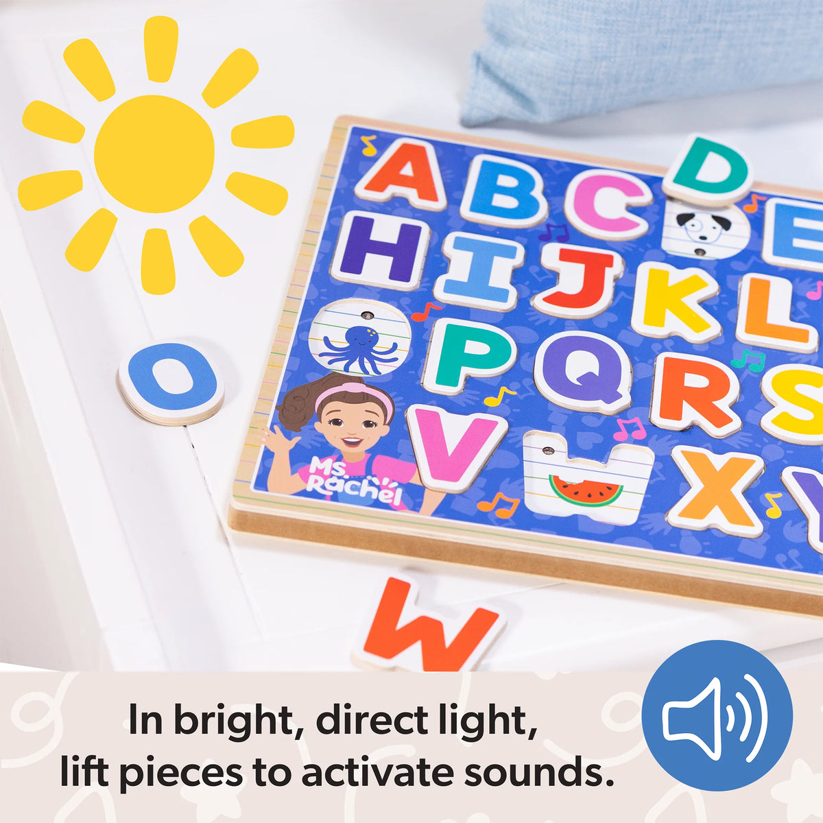 Ms. Rachel™  Wooden Phonics Alphabet Sound Puzzle - 26 Pieces