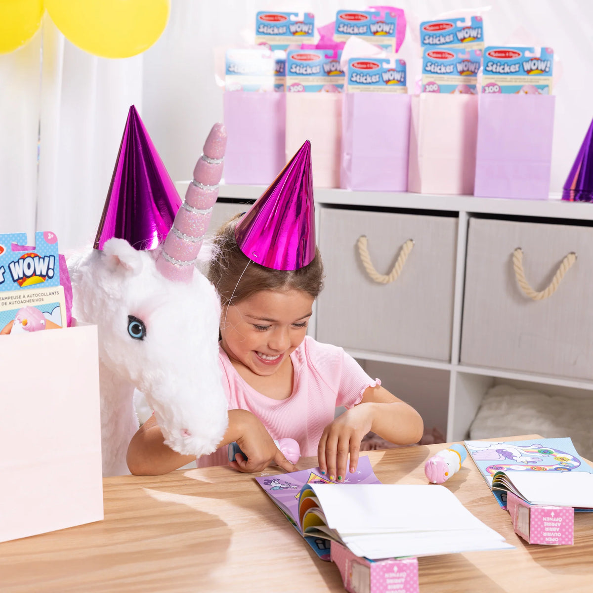 Sticker WOW!® Activity Pad & Sticker Stamper 12-PACK - Unicorn