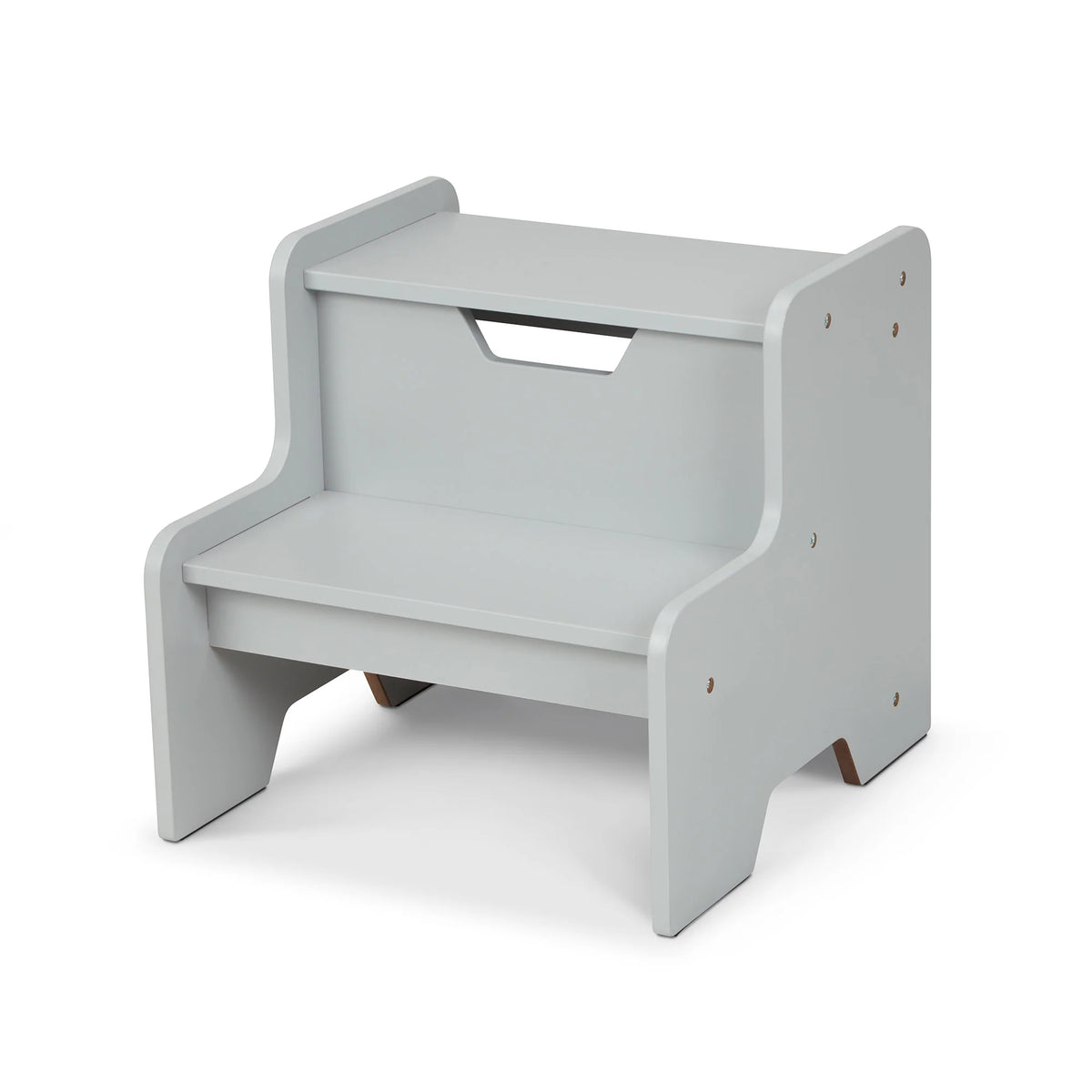 Wooden Step Stool – Gray